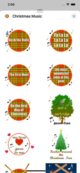 Game screenshot Christmas Music stickers apk