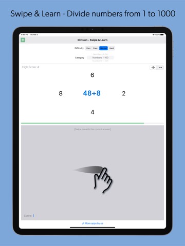 Division Math - Swipe & Learnのおすすめ画像1