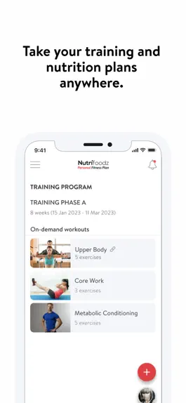 Game screenshot Nutrifoodz Fitness Plan apk