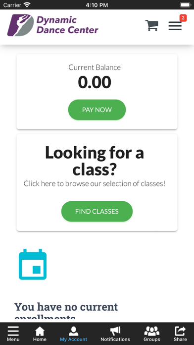 Dynamic Dance Center Screenshot