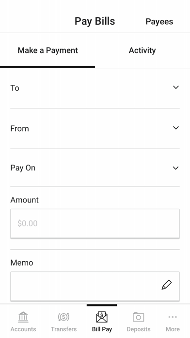 Kress National Bank Screenshot