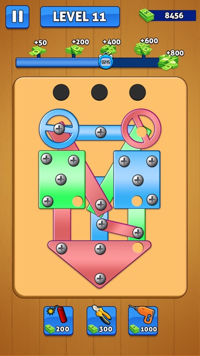 Screw Pin Nuts and Bolts Games Screenshot