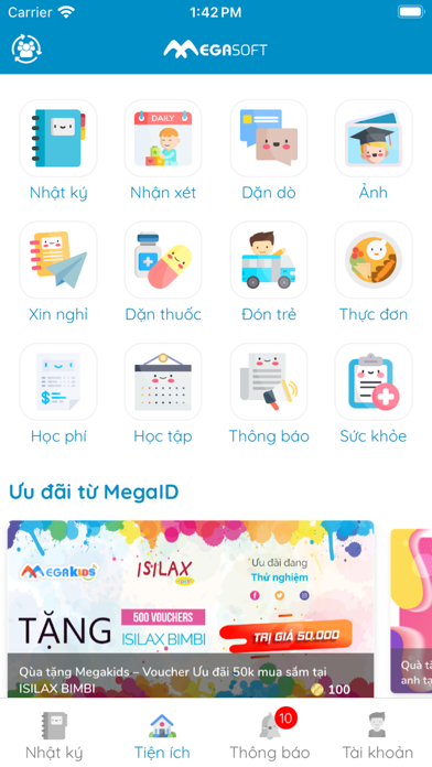 Megakids Phụ Huynh Screenshot