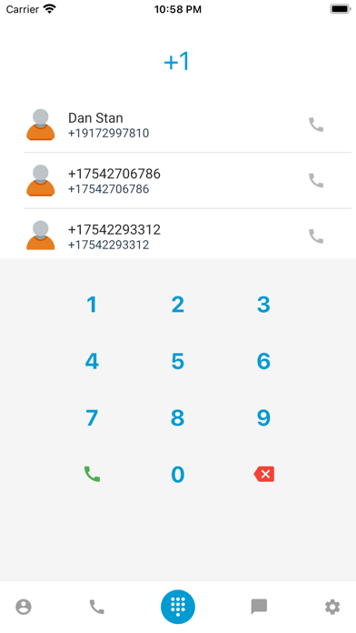 Calling Vault App Screenshot