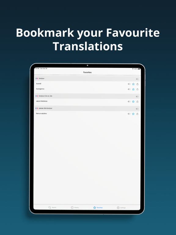 Screenshot #5 pour Dictionnaire français italien+