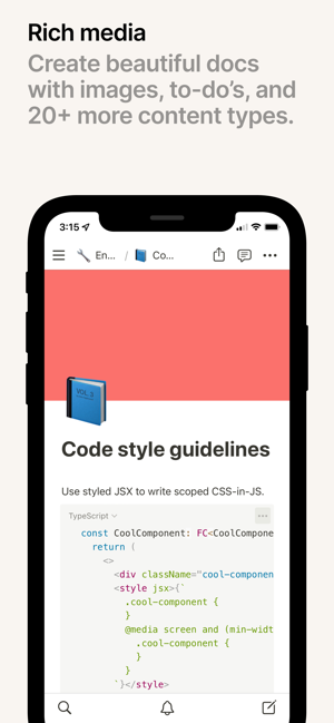 ‎Notion - notes, docs, tasks Screenshot