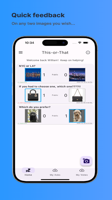 This or That Application iPhone screenshot 2 - Social Networking app