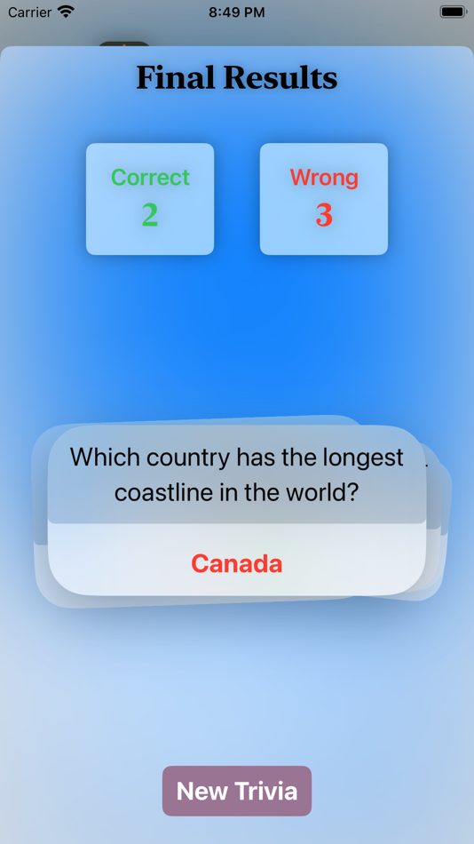 #7. Trivia By AI (iOS) 由: i4islam