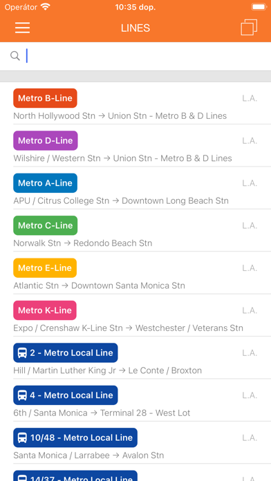 ezRide LA METRO - Transit Screenshot
