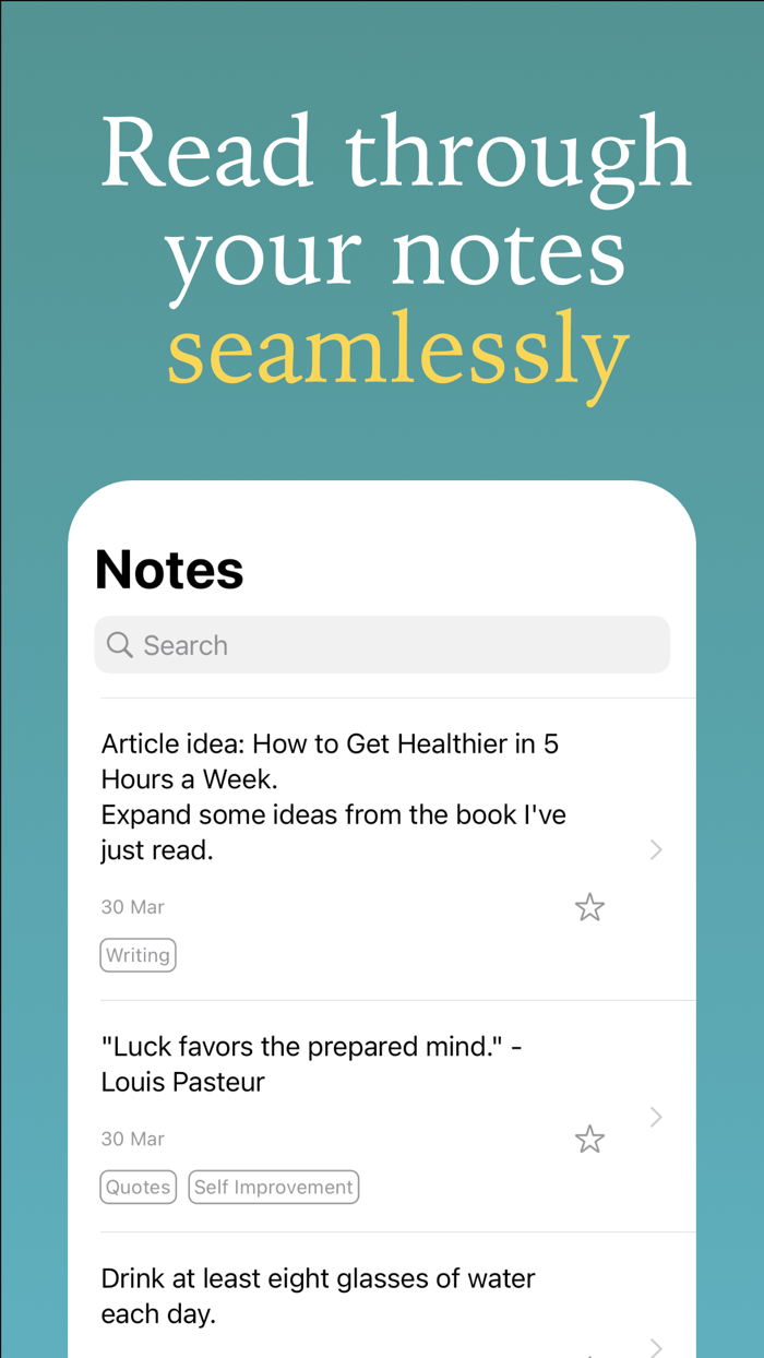 Snippets – Short Text Notes