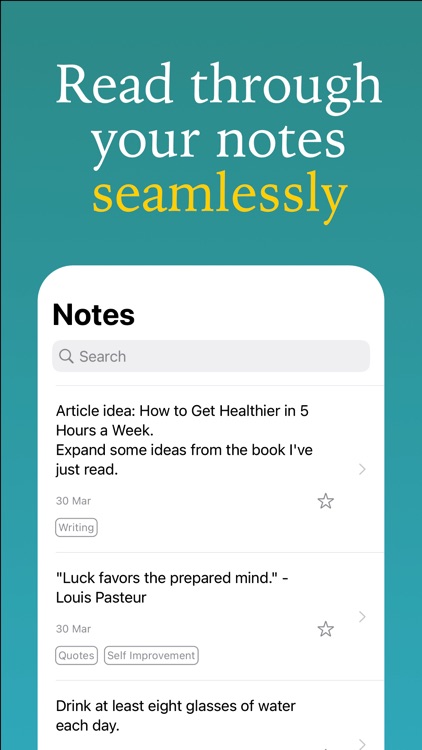 Snippets – Short Text Notes