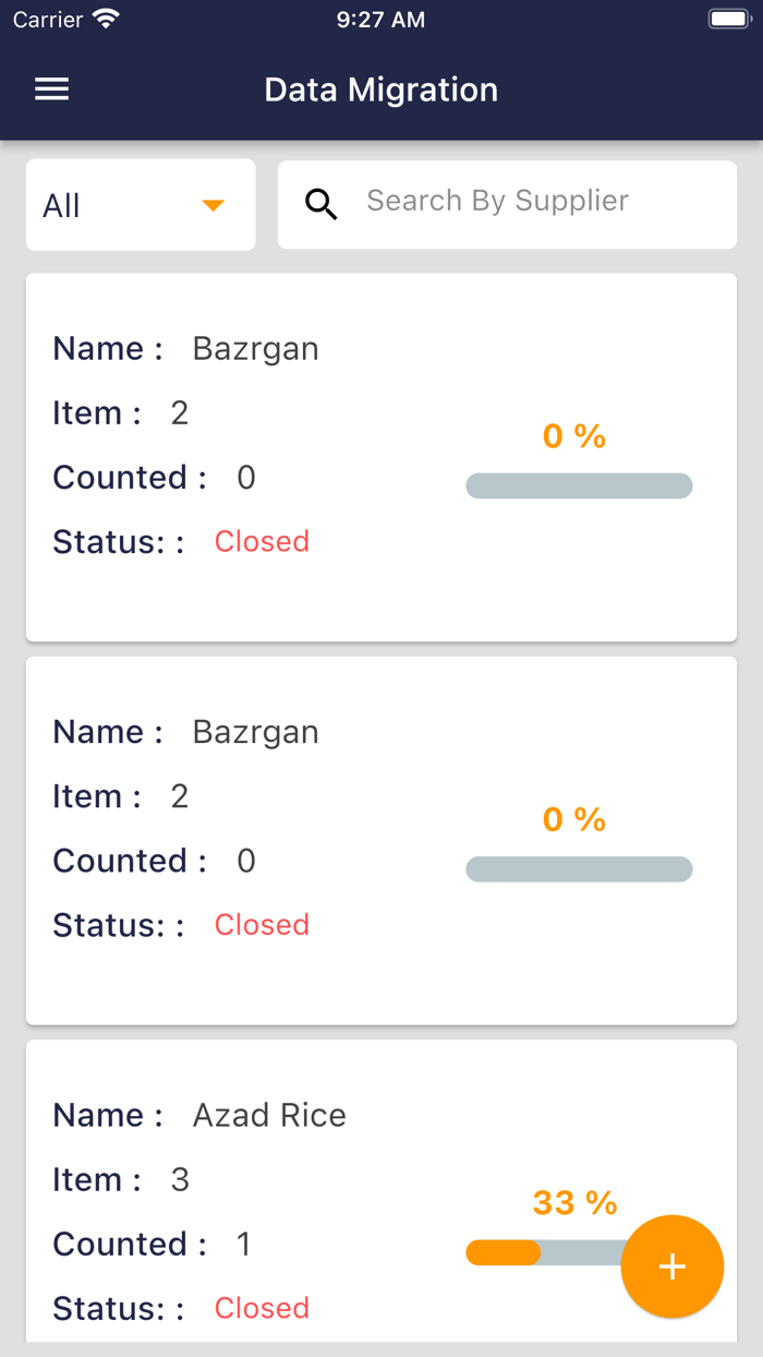 Bazrgan Data Migration