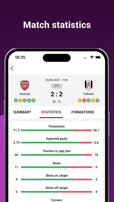 English League Live scores Screenshot