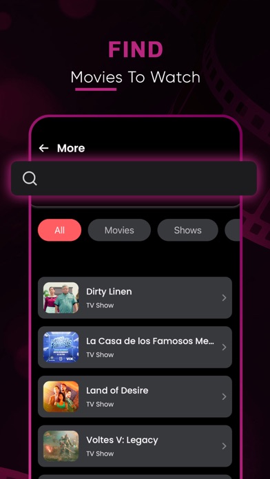 EventManager : Movies & Shows Screenshot