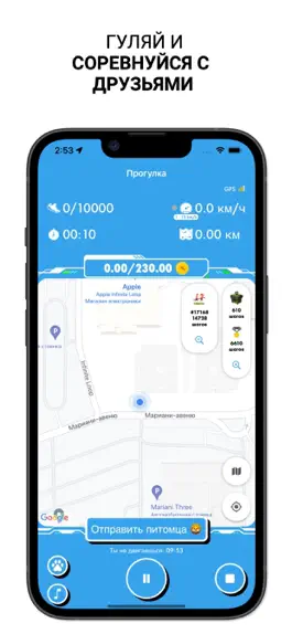 Game screenshot Stepogram — мотиватор прогулок apk