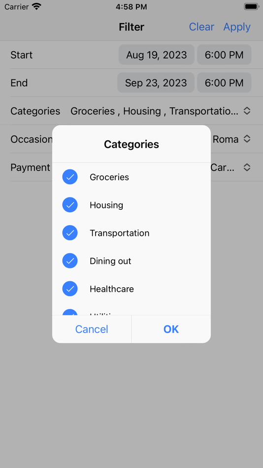 #4. Expense Info (iOS) 由: Unimodern Systems Ltd.