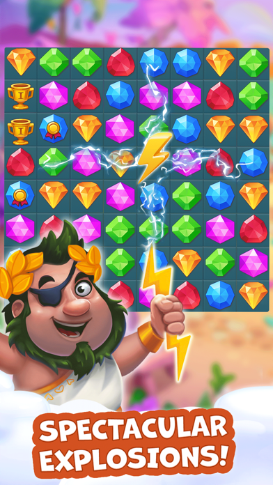 Pirate Treasures - Gems Puzzle Screenshot