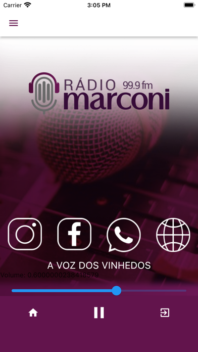 Rádio Fundação Marconi Screenshot