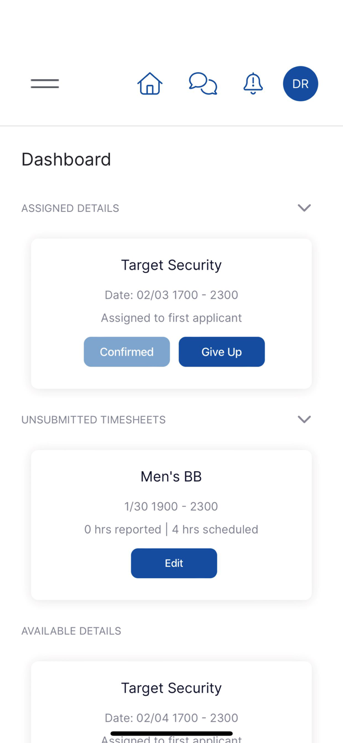 Off Duty Blue Officer App