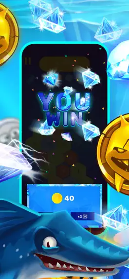 Game screenshot Connect Shark Diamonds apk