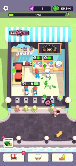 Game screenshot Сoffee place: idle cafe tycoon apk