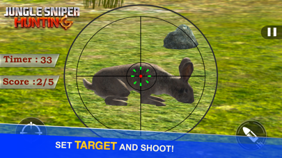 Jungle Sniper Hunting Game Screenshot