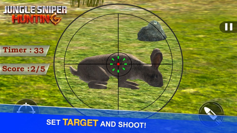 Jungle Sniper Hunting Game screenshot 5