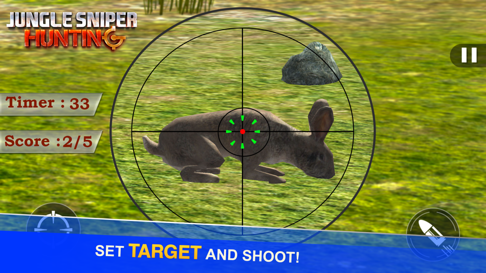 #5. Jungle Sniper Hunting Game (iOS) 来自: Atif Mumtaz