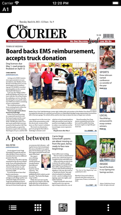 Waterloo Courier Screenshot