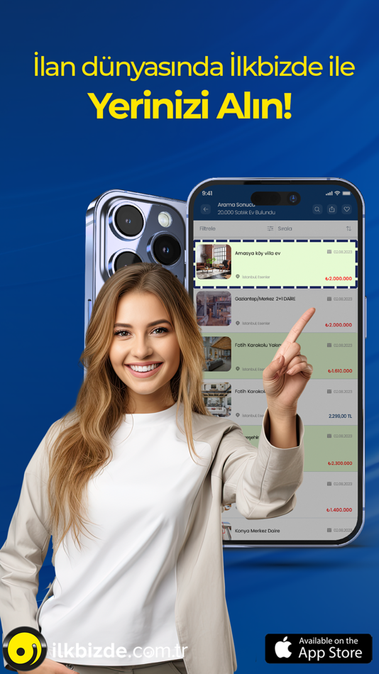 #10. İlkbizde (iOS) 由: ILKBIZDE E-TICARET GAYRIMENKUL VE OTOMOTIV HIZMETLERI SANAYI TICARET LIMITED SIRKETI