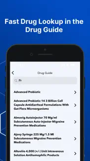 medication list & drug guide iphone screenshot 1