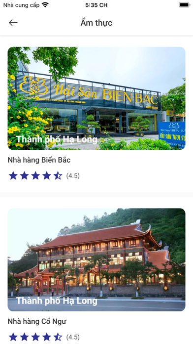 Hạ Long Tourism Screenshot