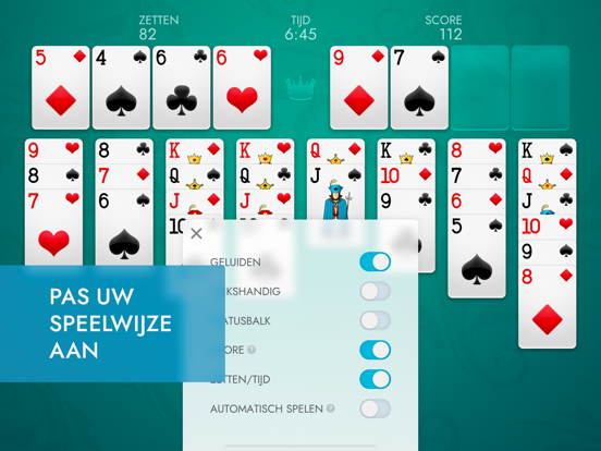 ⋆FreeCell iPad app afbeelding 5