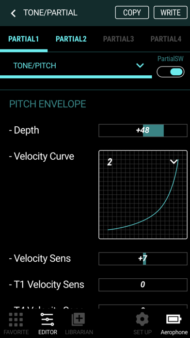 Aerophone Pro Editor Screenshot