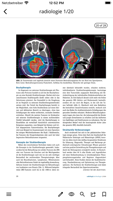 radiologie technologie Screenshot