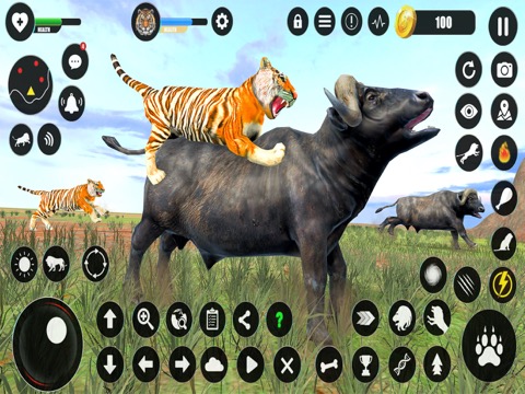 Wild Tiger Sim: Animal Gamesのおすすめ画像4