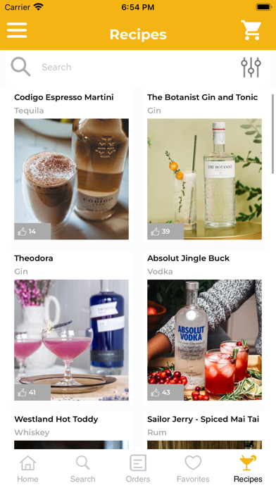 Winter Wine and Spirits Screenshot