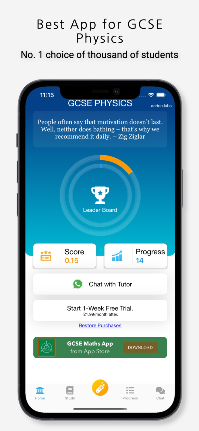 The GCSE Physics App for AQA