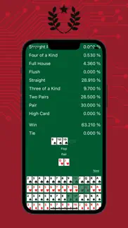 poker hand calc:texas hold'em iphone screenshot 3