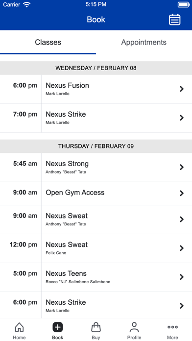 Nexus Fitness Frisco Screenshot