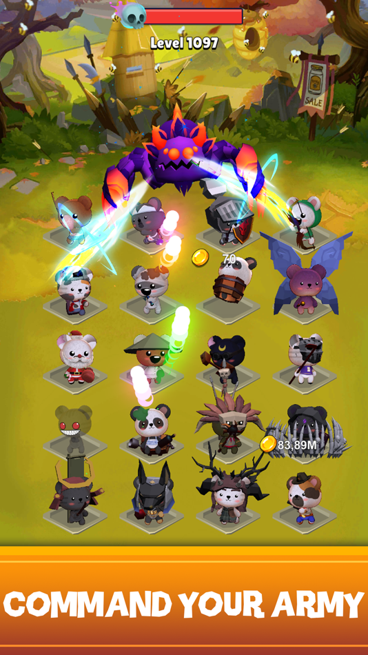 #4. Merge Bears: Idle Tycoon Game (iOS) Podle: Bohdan Savchenko