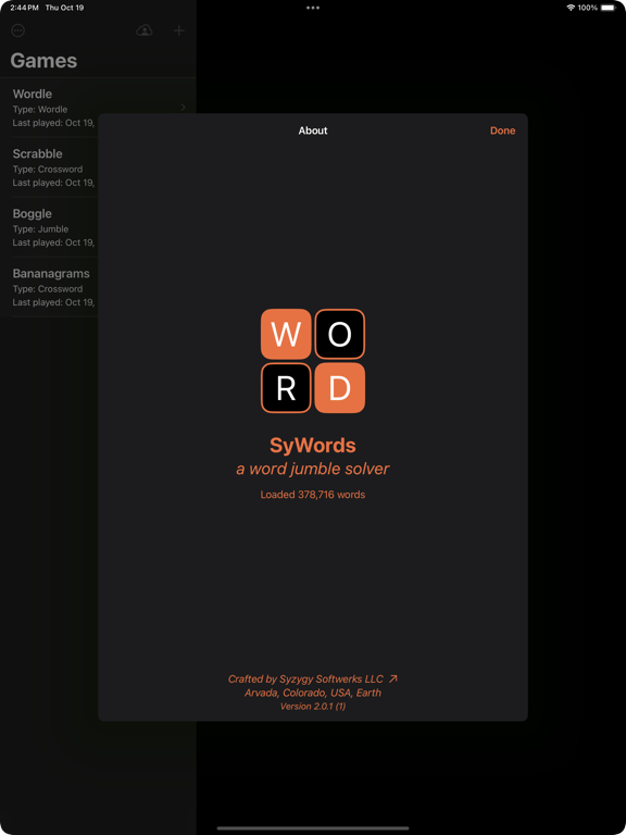 Screenshot #4 pour SyWords