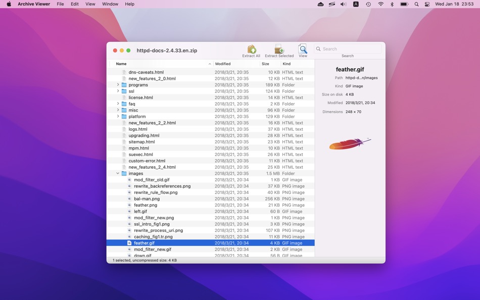 Archive Viewer Lite - 1.1 - (macOS)