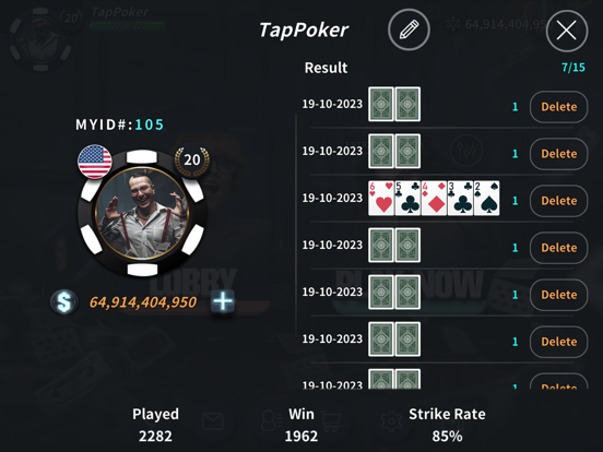 Tap Poker Social iPad app afbeelding 9