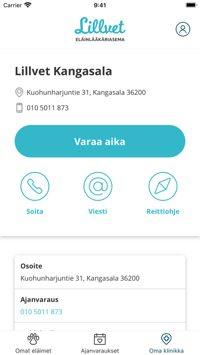 Eläinlääkäriasema Lillvet Screenshot