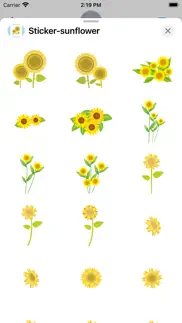 How to cancel & delete sticker sunflower 1