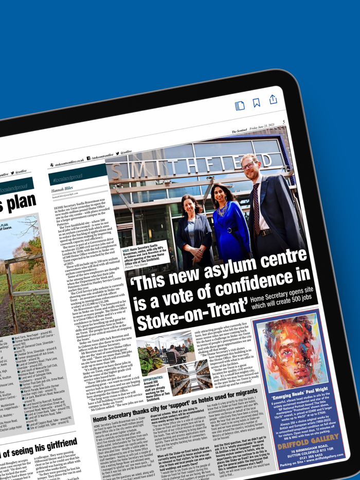 Stoke Sentinel Newspaper