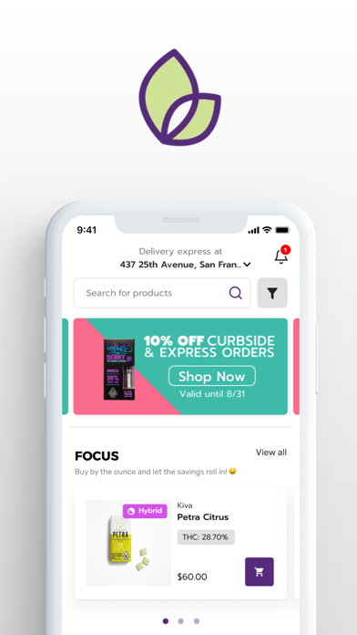 Sociale Dispensary Screenshot