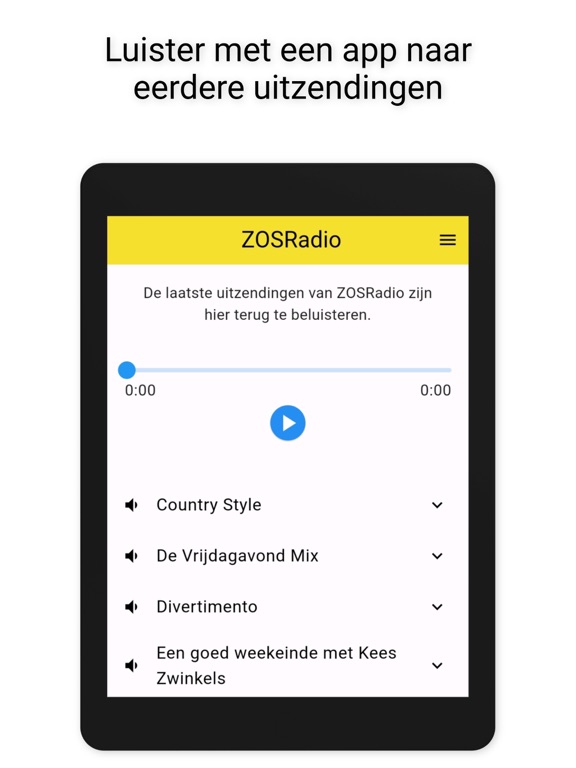 Screenshot #6 pour ZOSRadio