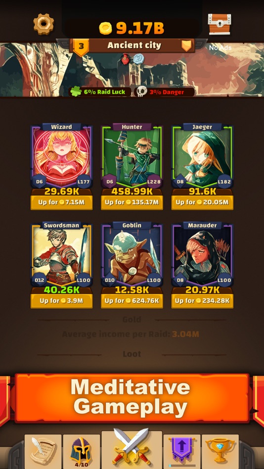 #1. Idle Raids of the Dice Heroes (iOS) Podle: DreamGate